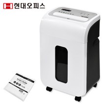 현대오피스 페이퍼프랜드 15매 세단 중형 문서세단기 PK-1015CD[화이트]+파지봉투, PK-1015CD[화이트]
