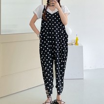 퍼니걸스 6608 뷔스티에 쿨링 배기핏 점프슈트 여성의류