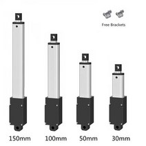 리니어 선형 액추에이터 DC 12V 소형 스트로크 30mm 최대 힘 33Lbs 캐비닛 용 전기 모터 창 오프너 Robitcs 무료 브래킷 포함, Load 70N+Stroke 150mm