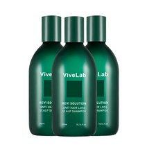 바이브랩 남성여성 헤어 탈모샴푸 300ml 3개 세트 대용량