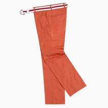 남자 일자 면바지 캐주얼 팬츠 봄 여름 주황색 패션 코디 P379