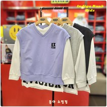 인디고키즈 [BEST상품+ 빠른배송+베이직핏] 지금 필요한 티셔츠+면 조끼 따로 입어도 좋고 같이 입어도 좋은 베스트템 !!! 스트릿 조끼티 세트 IKLT23301