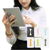실리콘 홀더 태블릿패드 휴대용 거치대 아이패드, 모던화이트