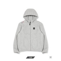 아이더 키즈 남여공용 후드 플리스 자켓/ 마이크로플리스 소재를 사용하여 부드럽고 가벼운 무게감(JUU22197MH)