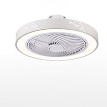 실링팬 미니실링팬 씰링팬지능형 천장 선풍기 조명 220V 110 철제 중공 LED 침실 다이닝 룸 통합, 09 Beige_01 110V