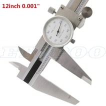 버니어캘리퍼스 노기스 0-300mm 다이얼 테이블 가 있는 0.01mm 고정밀 스테인리스 스틸 12inch 0.001quot 다이얼 게이지, 12인치 타입1