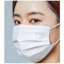 신제품 여름용 kf94 마스크 대형 화이트 30매 국내제작 식약청허가 황사 방역 미세먼지 매연 숨쉬기편한 케이에프94 무형광 MB필터 등산 운동 출근 학교 성인 학생 봄날애, kf94 마스크 대형 화이트(30개입)