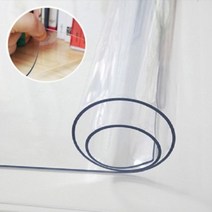 예피아 투명매트 연질 PVC 매트 두께 1mm 주문제작 방풍 비닐 천막 연질 창문 커튼 베란다 우풍차단 폭 90cm 120cm, × 190cm