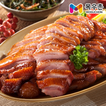 [KT알파쇼핑][목우촌]허브갈릭 훈제오리 슬라이스 210g ×4팩 + 소스 2봉, 4팩