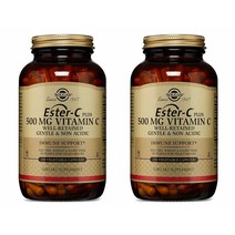 Solgar 솔가 에스터-C플러스 500 mg 비타민C 베지캡슐 250개입 2팩, 2개
