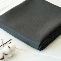 패브릭몰 샤틴슬라브 고급공단 양면원단 의류 곱창밴드 스크런치 배경천, 블랙