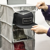국내배송 걸이형 모자 보관함 10단 소품 수납 정리함 3size, B-특대형, 1개