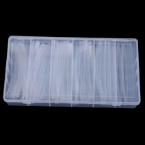 150pcs 열수축 튜브 절연 구색 전자 폴리올레핀 비율 2:1 랩 슬리브 키트, 한개옵션0