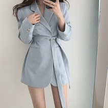 오늘 요즘 기온별 옷차림 벨티드 트렌치 자켓