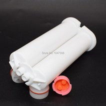 견고한 1:1 디스펜싱 건 50ml 폴리우레탄 에폭시 수지 카트리지 2 액형 AB 접착제 아크릴 부분, 한개옵션0