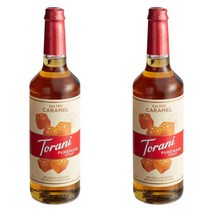 Torani 토라니 솔티드 카라멜 퓨어메이드 시럽 750Ml 2개