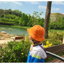 [한박자네] [5color] 유아 새싹 모자 벙거지 제주도 귤 모자