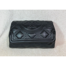 토리 버치 블랙 소프트 플레밍 클러치 398 여성 체인