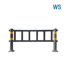 WS TT무단횡단금지휀스 연결 차선분리대 세로형 횡대 구조, 단품
