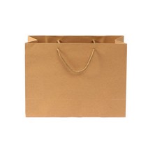 무지 가로형 쇼핑백(브라운)(32x25cm)/종이쇼핑백, 없음