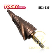 라보엠 스텐작업용 스텝드릴 SD3-635 스텐용 SUS 철 목재 임팩용 멀티 나선형 다단계드릴 다단계기리 확관 천공 RABO-M 카리스툴