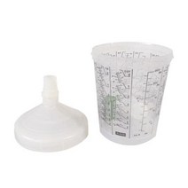 전동 공구 세트 무선 충전식 SATA 300ML 스프레이건 다목적 페인트 플라스틱 냄비, 3 pcs