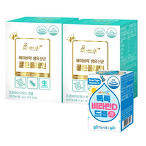 베이비락 골든플레인 생유산균 (30포x2개) + 톡톡 비타민D 드롭 (10ml) 세트, 2개