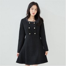 [NC 신구로점] 로엠 트위드 스퀘어넥 원피스 RMOWC4CR24