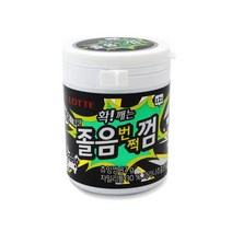 MW 롯데 졸음 번쩍 껌 87g 잠깨는 졸음 방지 공부 금연 운동 부드러운 껌 대용량 추천