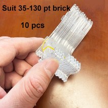 울트라 프로 35/55/75/130/180/360PT 카드 벽돌 축구/농구/아이돌 TCG 원터치 홀더 세미 리지드 탑 로더 케이스 프로텍터, 21 10 pcs brick support