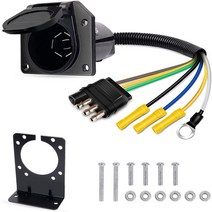 Electrics Towbar Trailer Truck Connector Socket Electric Plug Adapter Towing Wiring Heavy Duty