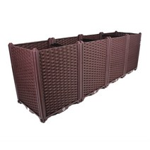 플라스틱 화분 정원 전원 아파트 옥상 베란다 상추 주택 키우기 플랜트 박스 117cm, 156x78x22