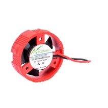 배기팬 환기팬 송풍기 부품 범용 직경 31mm 구멍 피치 자동차 및 오토바이 LED 램프 열 분산용 원형 냉각, 01 Red  9-12V