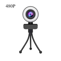 비대면 ZOOM 필수용품 카메라 웹캠 액세서리 악세사리 4K 4K 웹 PC 노트북용, 고정 초점 480P