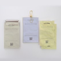 모모팝 영수증 떡메모지, 퍼플