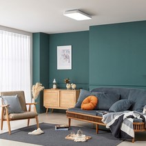 LIGHTING EVER LED 심플 거실등 60W, 화이트