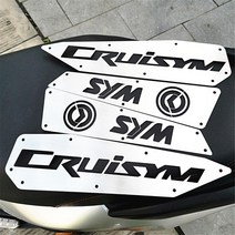 SYM cruiym 300 CRUISYM300 용 발 페그 플레이트 발판 스텝 패드 바이크 오토바이 CNC 액세서리