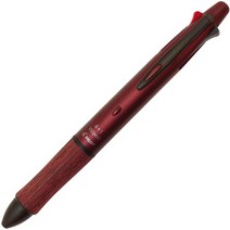 일본직발송 3. PILOT 파일럿 복합 필기구 4 + 1 WOOD 포 플러스 원 우드 BO 보르도 B07DHH2LHC, ONE SIZE_One Color, One Color