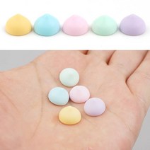 미니어처 초미니 파스텔 컬러 키세스 초콜렛 토핑 모형 1.2cm 5색 세트 디오라마 공방 소품 재료 피규어 미니어쳐