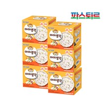 파스퇴르 아이생각 상온 무균이유식 4개 6개 8개 / 중기 / 후기 / 완료기 / 유아식, 두부새송이버섯 죽 180g, 후기 6개