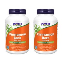 나우푸드 시나몬 바크 600mg 캡슐, 240개입, 2개, 240정