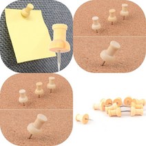 마트498 나무 팬시 압정 앞정 압정핀 앞핀 벽지압정 코르크판 학원 회사비품 학교 고정핀