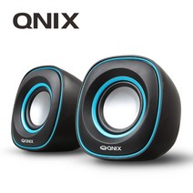 큐닉스 QS-3000U 미니 휴대용 USB 스피커, 블루블랙
