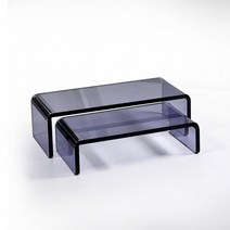 아크릴 선반 진열대 DP A1 투명블랙, 1, 상세페이지 참조