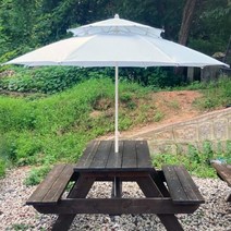 튼튼한 그늘막 야외 정원 특대형 8각 파라솔 비취 1인, 버건디