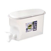 마개가있는 음료 디스펜서 수도꼭지가있는 3.5L 물 투수 가정용 주스 항아리 Drinkware 컨테이너 주방용, 1개, 25cmx11cmx18cm, PP