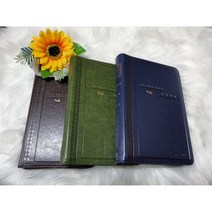 큰글씨성경 개역한글 한자포함 주석없는 성경 지퍼 색인 가로14 5 세로20.5cm (글자크기 약3mm), 다크브라운