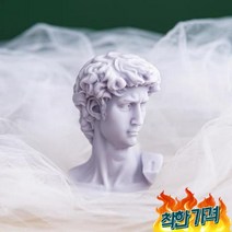 데이비드 틀 초상화 금형 조각상 비누 향초 레진아트 촛불 모델 석고 향기로운 양초 몰드 -, 데이비드 몰드