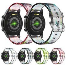 핏빗 버사1 Fitbit Versa1 22mm 호환 오로라 클리어 투명 밴드 시계줄 스트랩, saw999 그린, 핏빗 버사1(22)