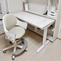 시디즈 S500ACF 링고 고정형 학생용의자+발받침, 소이 밀크